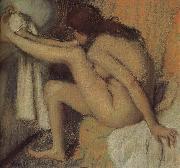 Edgar Degas Naked  woman wiping toes Germany oil painting reproduction